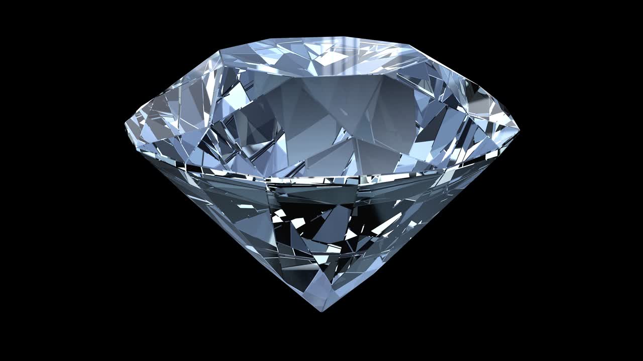 한 보석 다이아몬드 돌 회전