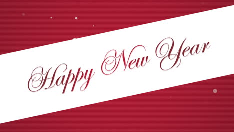 happy new year text on red background 1