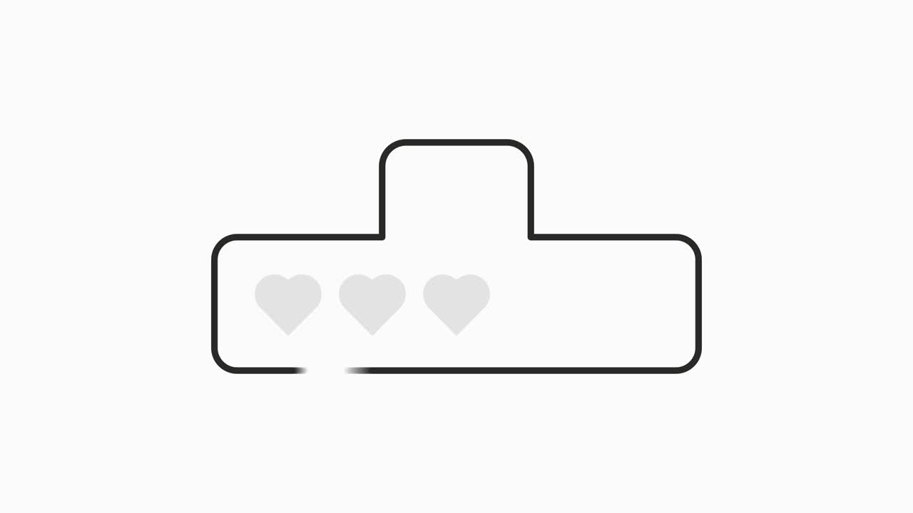 como, comentar y seguir el icono blanco en un fondo de gradiente. estilo plano moderno. gráfico de movimiento.