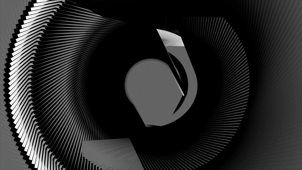 Sfondo astratto Tunnel circolare geometrico psichedelico VA