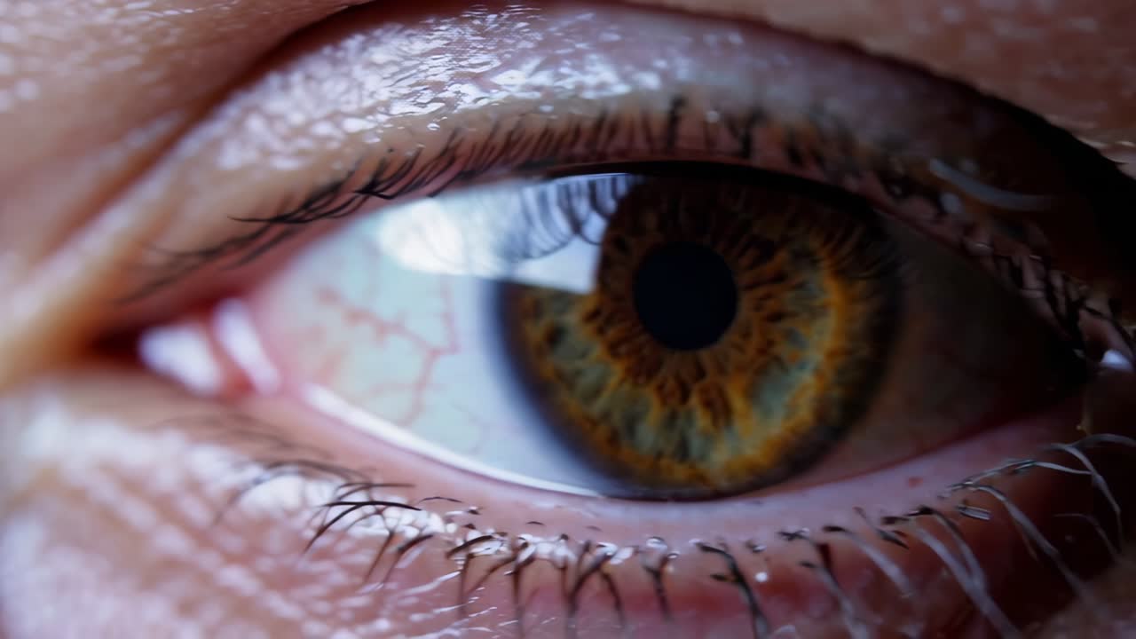 primer plano de un ojo humano