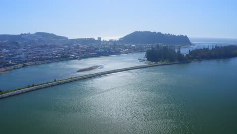 city-of-constitucion-region-of-maule,-talca-santiago-de-chile-drone-shot