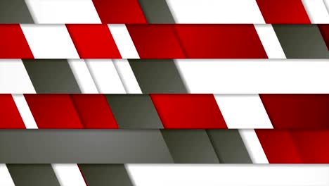 red and grey geometric tech abstract video animation