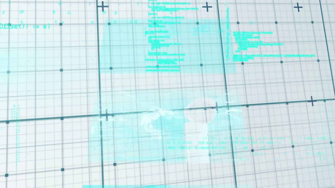 animación del procesamiento de datos sobre la red