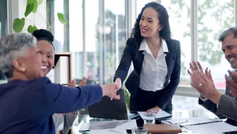 handshake, business people