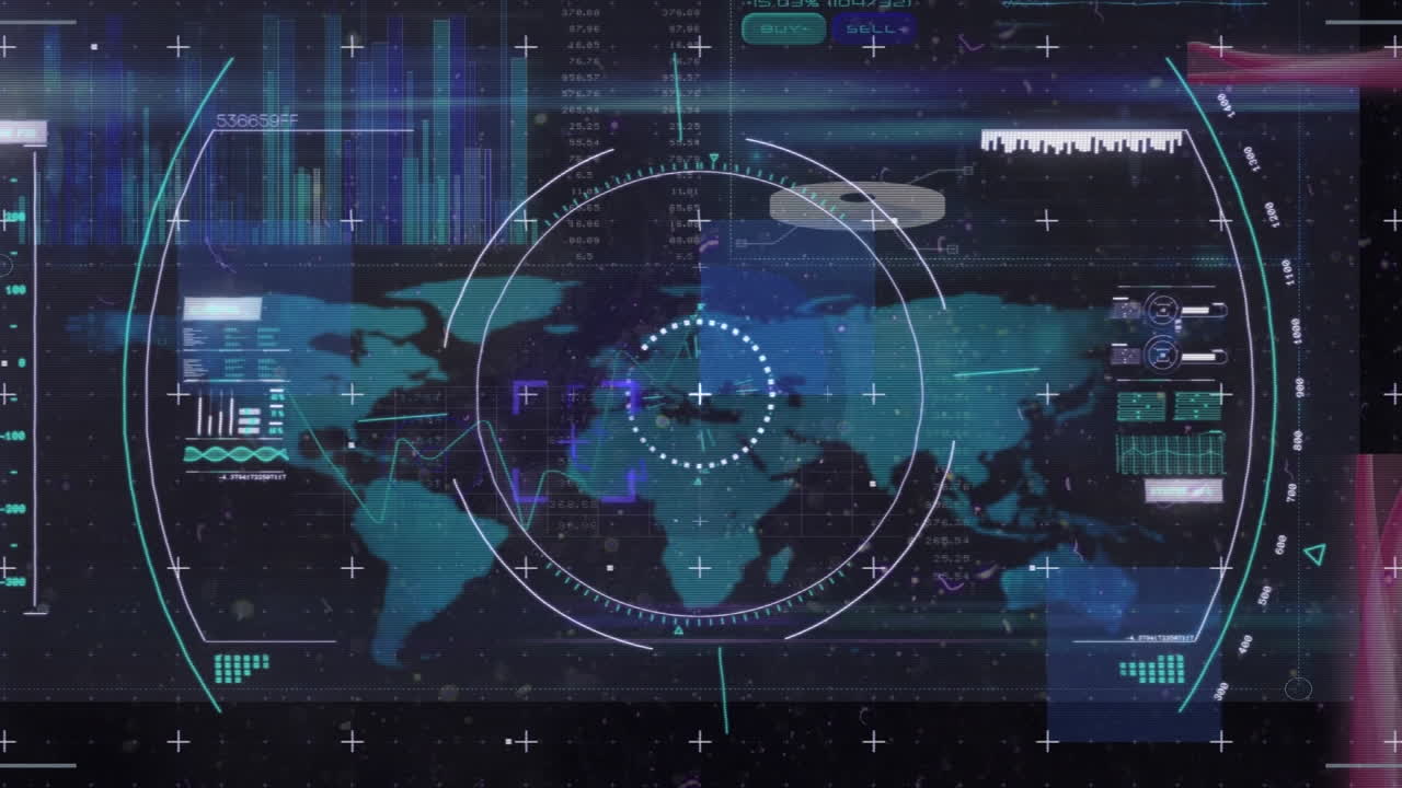 animación de mapas y procesamiento de datos sobre el mapa del mundo