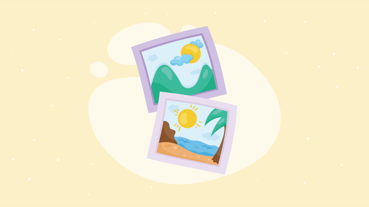 풍경 애니메이션의 사진 사진