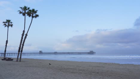 oceanside, california on an overcast morning