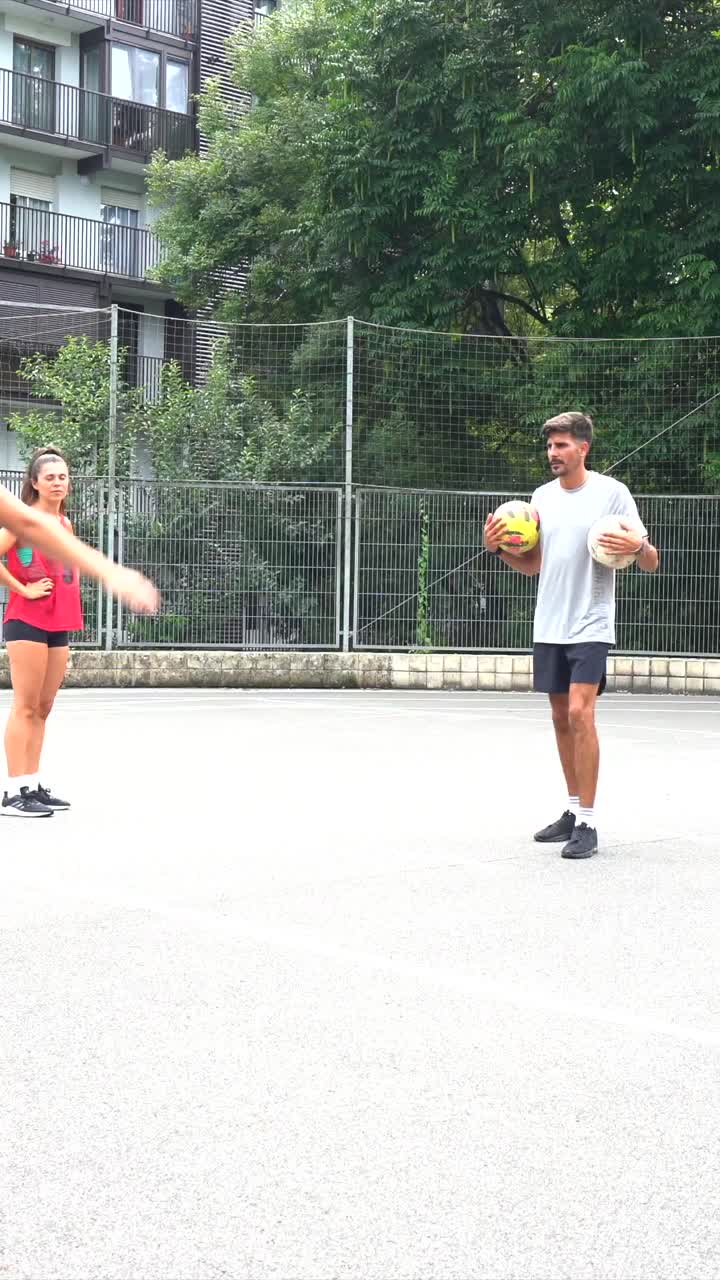 People playing sports outdoors