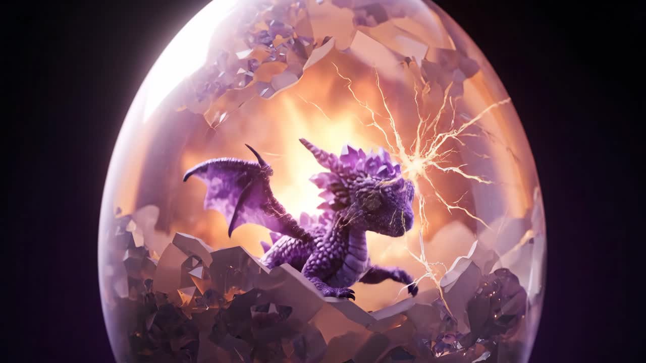 Crystal Dragon Egg Hatching