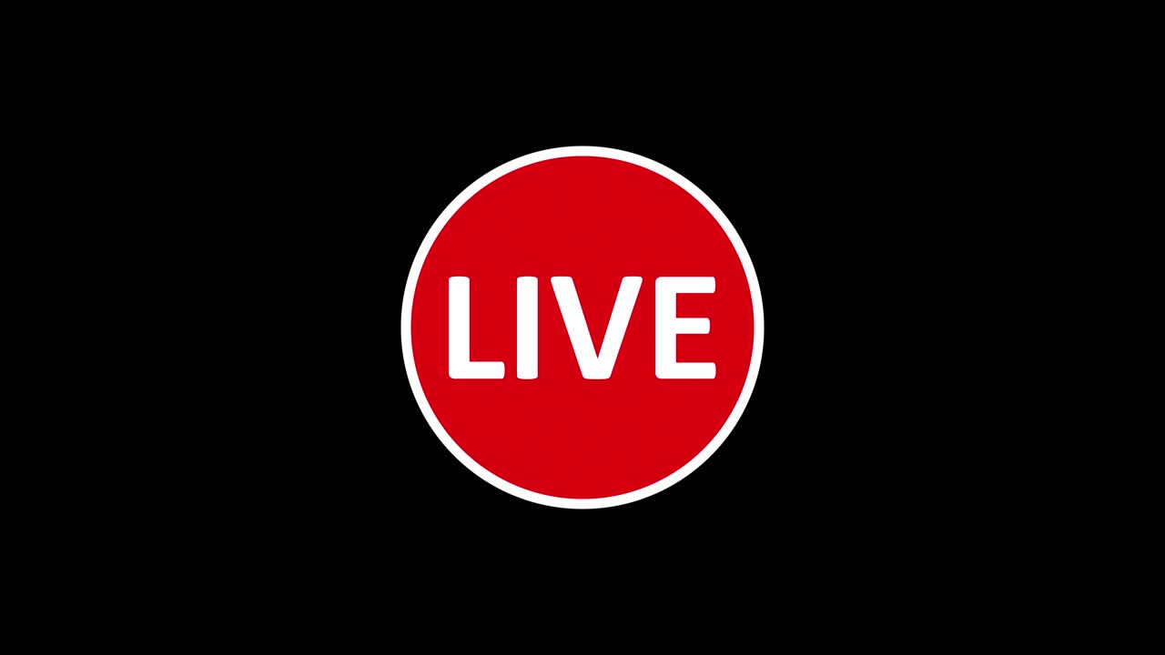 라이브 스트리밍 아이콘 애니메이션