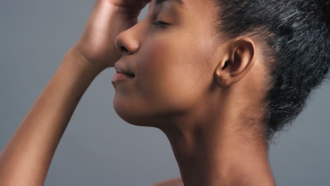 skincare, natural beauty and facial for black