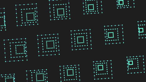 an intricate and visually striking grid of interconnected dots and lines against a black backdrop creates a compelling and mesmerizing pattern