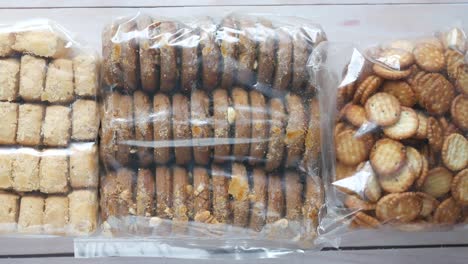 assorted packaged cookies