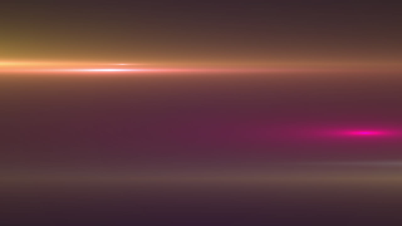 rayos de luz anaranjados y rosados brillantes que se mueven contra un fondo anaranjado