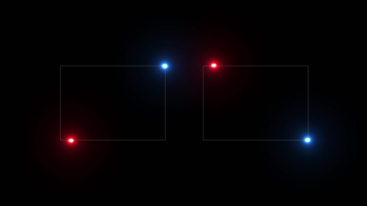 추상적인 반이는 불빛