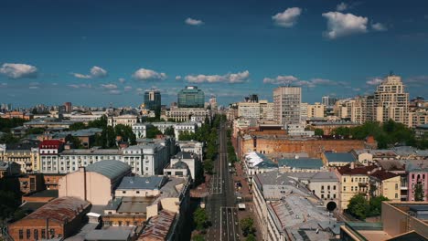 городской пейзаж воздушный вид европейского города