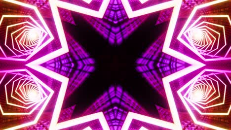el fondo de movimiento de neón púrpura vj bucle. animación en bucle infinito.