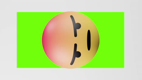 Botón-De-Reacción-Emoji-Enojado-De-Facebook-Con-Superposición-De-Efecto-3d,-Vertical,-Pantalla-Verde