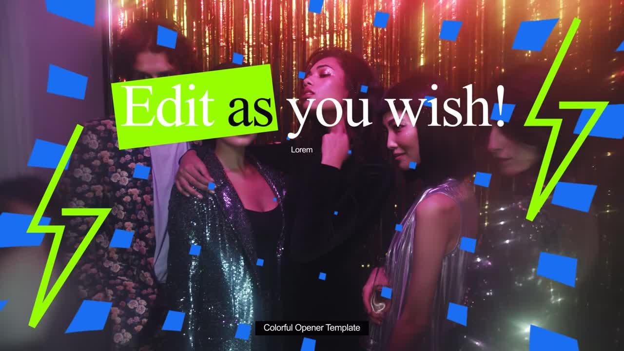Diverse Young People Partying and Celebrating with Confetti