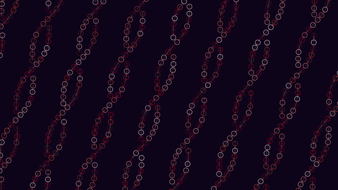 Abstract geometric design featuring a zigzag pattern of lines made of small circles against a dark background, creating a visually captivating and intriguing composition