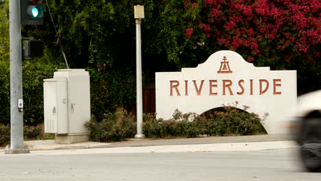 riverside california sign