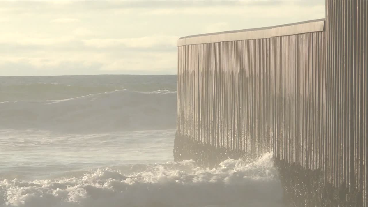 Border Wall at the Ocean