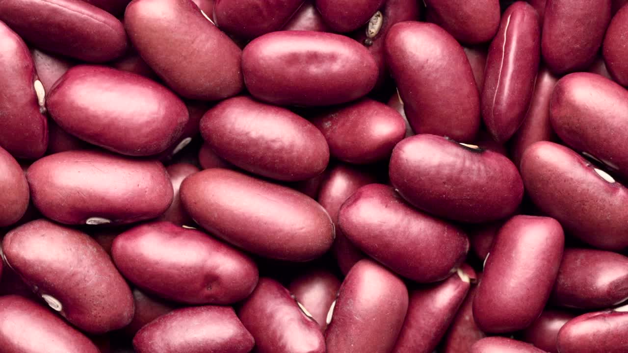 frijol rojo disparado desde arriba