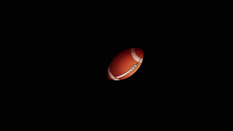 rugby balls rotate and move across a black background, creating a dynamic and energetic visual effect