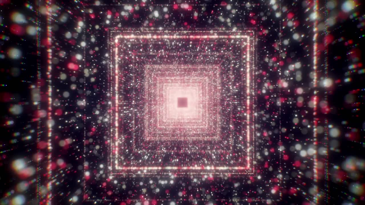 светящийся туннель огней