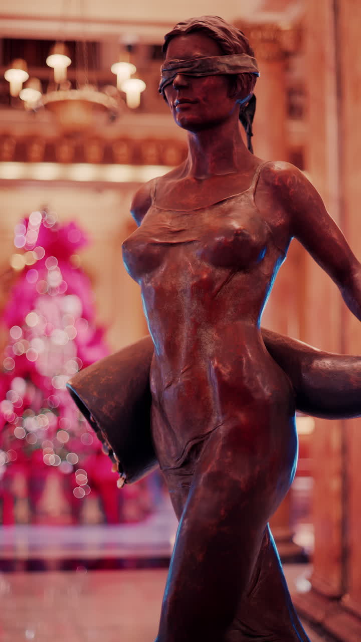 Monte Carlo, Monaco - November 24, 2024: La Fortune by Daphne du Barry in the Casino de Monte-Carlo. Vertical