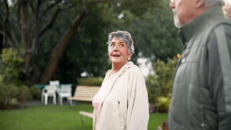 senior woman enjoying a day in the garden