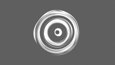patrón circular abstracto en escala de gris