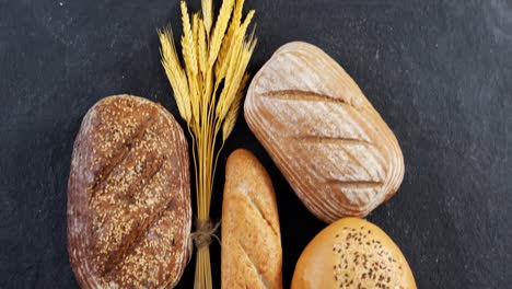 Bread-loaves-with-wheat-grains