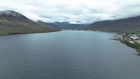 neskaupstadur fjord and fishing town in east iceland