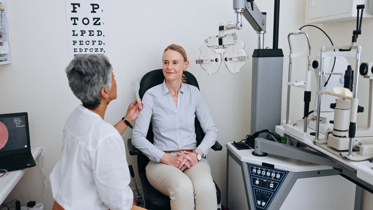 Eye exam, consultation and optometrist cover