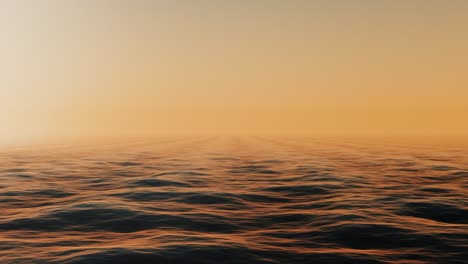 golden sea sunset animated seamless loop