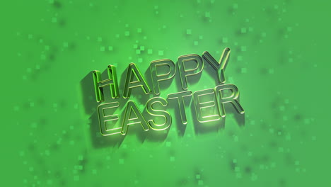 Texto-Moderno-Feliz-Pascua-En-Gradiente-De-Cuadrados-Verdes