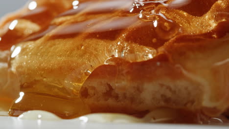 honey drizzled waffle