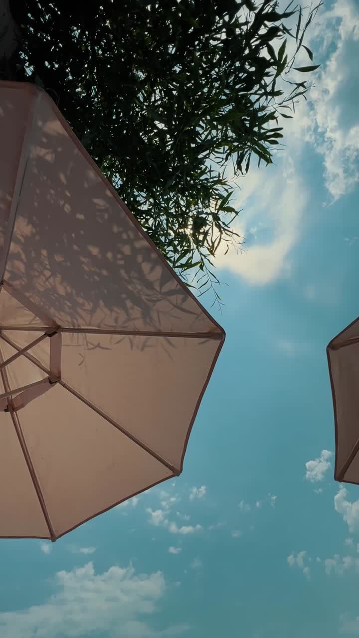 Umbrellas and Sky