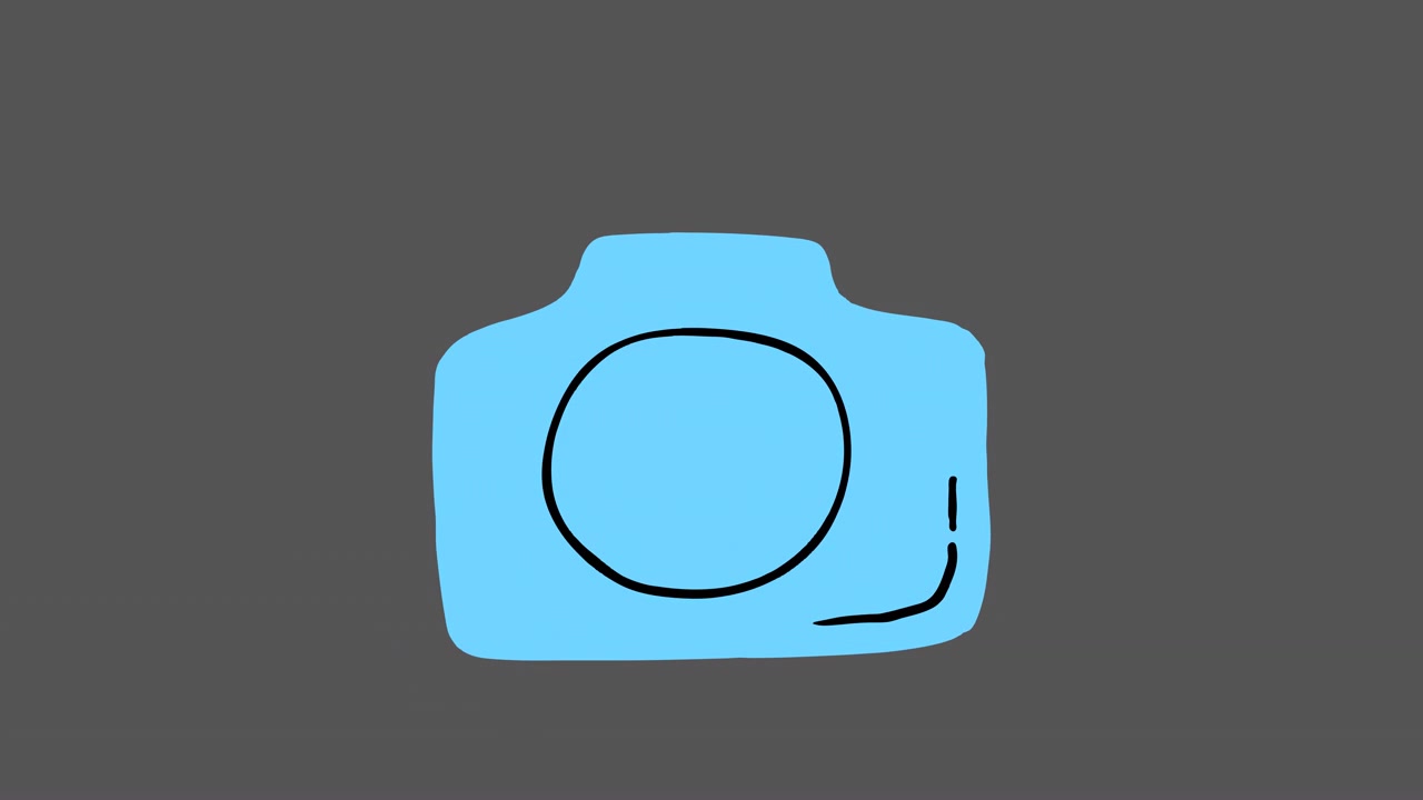 Cartoon Liquid Camera Icon