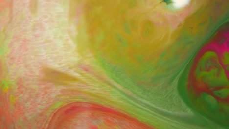 mezcla de colores de pinturas, fondo abstracto de formas morphing. increíbles imágenes en movimiento creadas por tintes giratorios.