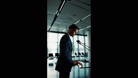 business conference speaker