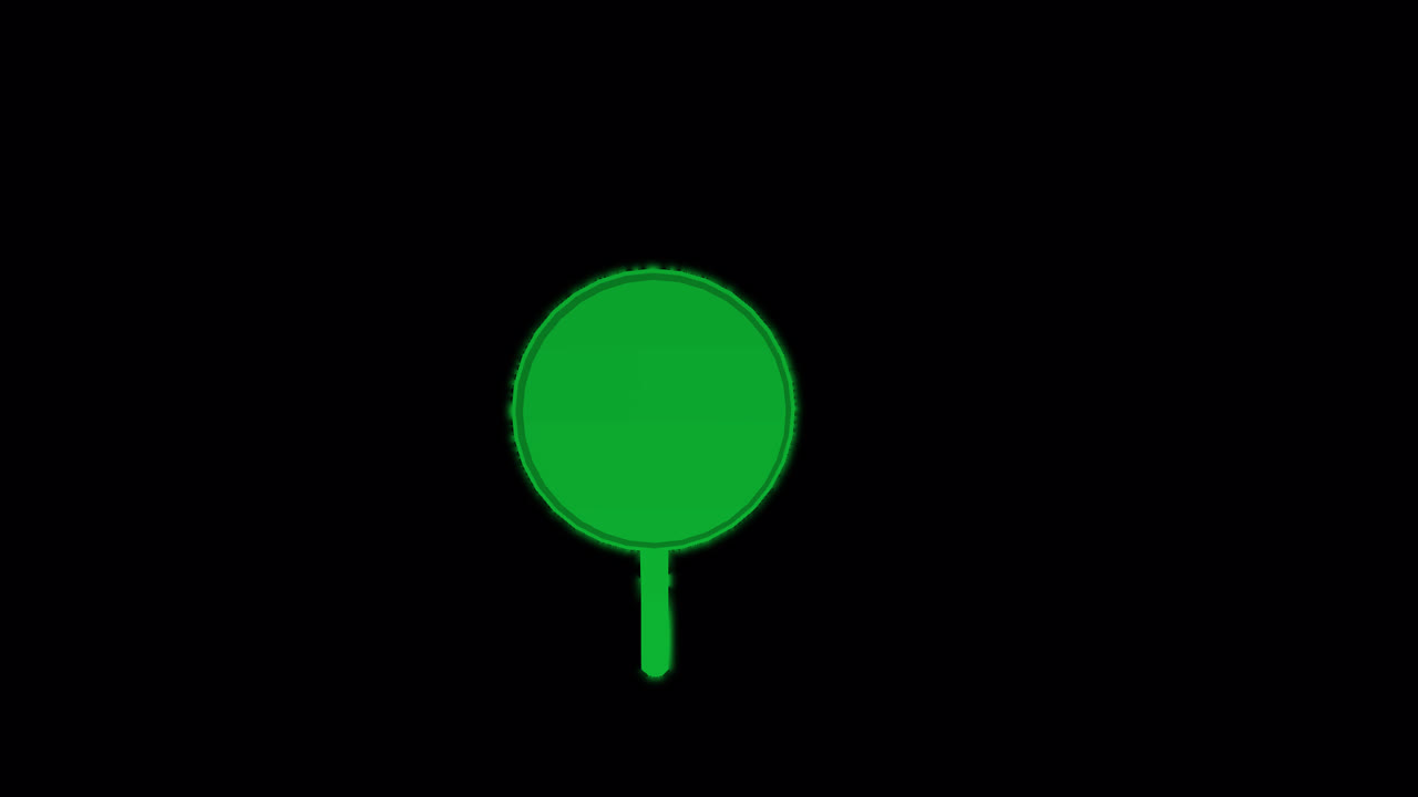 Green frying pan on fire with alpha channel