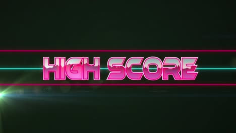 Animation-Von-Highscore-Text-über-Lichtspuren