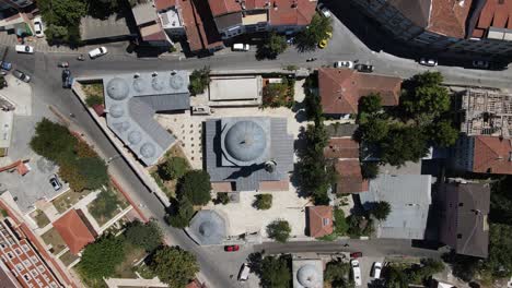 uskudar cinili mosque aerial view