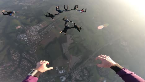 skydiving point of view