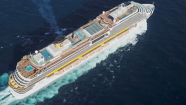 Cruise Ship in the Ocean