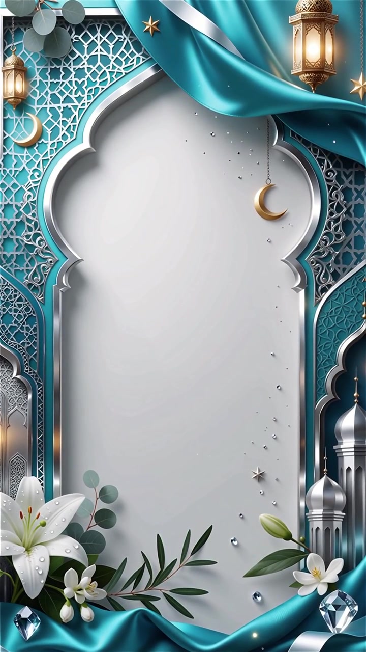 Compleanno del Profeta Maometto Mawlid al-Nabi Sfondo Islamico