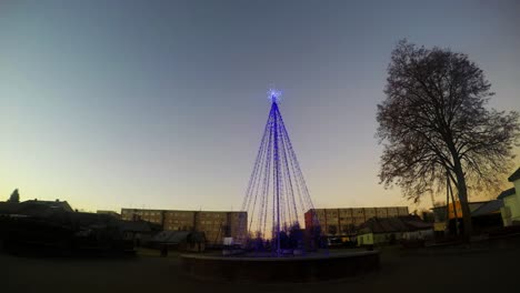 Decoración-Del-árbol-De-Navidad-Guirnalda